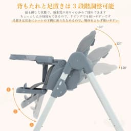Baby chair, high‑low 2‑way design with a 3‑position table, one‑touch folding, 5‑point safety harness, height adjustment, easy to move—suitable for ages 6 months to 5 years; also makes a thoughtful gift for new parents.