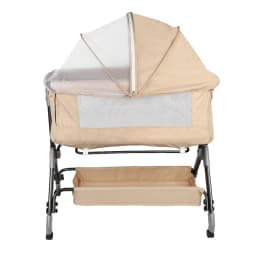 Baby Cot, 3 In 1 Baby Bed 4 Way Height Adjustment And Tilt Adjustment With Brake Bassinet Baby Portable Cot For Home And Travel