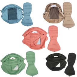 175° 2pcs/Set Sunshade&Cushion Thickening Breathable Canopy UPF50+ Cotton Mattress Yoyo/Yoyo2/Yoya Stroller Replacement Parts