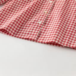 Dave Bella Children's Red White Plaid Shirt Clothes Autumn Girls' Baby Fashion Casual Pure Cotton Top Outdoor Party DB3253344