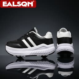 Ultra Light Kids Roller Skate Shoes with 4 Removable Wheels Breathable Outdoor Sneakers for Boys & Girls Fashion Walking Shoes