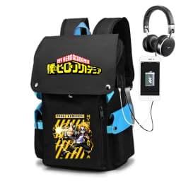 Anime Denki Kaminari Backpack for Boys My Hero Academia Large Capacity School Bag Casual Daypack