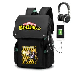 Anime Denki Kaminari Backpack for Boys My Hero Academia Large Capacity School Bag Casual Daypack