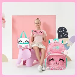 Clear Backpack Set with Lunch Box, Transparent School Bag for Boys & Girls, Kindergarten & Elementary Students