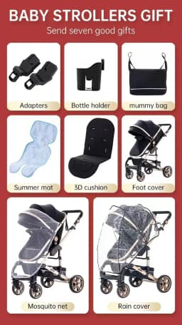 3‑in‑1 Polished Functional Infant Pushchair, Reversible Seat Module, Height‑Boosted View Chassis, Effortless One‑Step Collapsible Build, Weather‑Adaptive Padding System For Baby City Strolls And Indoor Leisure Time