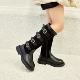 Children High Boots for Girls 2024 Autumn Winter New Fashion and Comfortable British Style Casual Versatile Trendy Leather Shoes