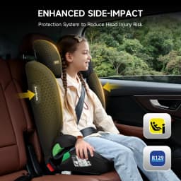 Jovikids LEON All-Round Protection High Back Booster Seat – i-Size, 100-150cm, for Infant & Child
