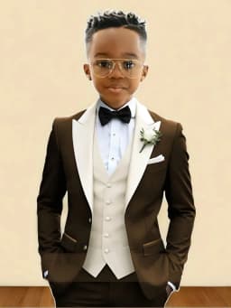 New Boys Handsome Suit Set 3 Pieces Party Wear Classy Peak Lapel Kids Forma Tuxedo Wedding Guest Clothes Plus Size Suits 2-20T