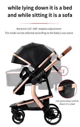 Baby stroller stroller for newborns Stroller 3 in 1 baby career Baby car seat baby accessories cars for baby pram