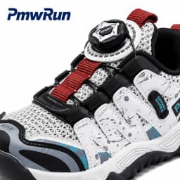 Trend Fashion Teenager Kid's Sneakers PU Leather Breathable Running Footwear For Boys Girls Outdoor Children's Sport Shoes