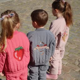2026 New Autumn Baby Boys Jackets Winter KS Lambswool Cartoon Sequin Outerwear Girls Windproof Coat Flight Suit Kid Clothes 1-9Y