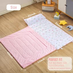 Custom Toddler Nap Mat Sleeping Mats With Pillow Kids' Sleeping Mat with Removable Pillow and Gravity blanket Crib bedding