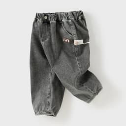 Dave Bella Children's Autumn Spring Jeans Boys Elastic Waist Cargo Pants Casual Sports Pocket Jogger Trousers DB3252504
