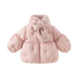 Dave Bella Children Girls Cute Parka Tops Outerwear Autumn Winter Casual White Duck Down Overcoat Outdoor Warm DB4242510