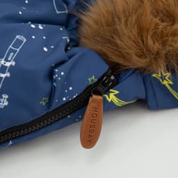 Footmuff In Stroller Baby Envelope Navy Blue Space Printed For Boys Winter Warm Outside Windproof Universal Stroller Accessories
