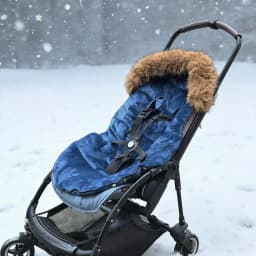 Footmuff In Stroller Baby Envelope Navy Blue Space Printed For Boys Winter Warm Outside Windproof Universal Stroller Accessories
