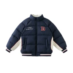 Dave Bella Boys White Down Parka Jacket for Children Winter Warm Baseball Down Coats Waterproof Outwear Clothes DK4253794