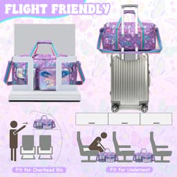 Travel Duffle Bag Lightweight Water Resistant and Spacious for Gym Trips Features Dry Wet Separation and Multiple Pockets