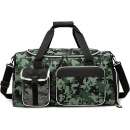 Travel Duffle Bag Lightweight Water Resistant and Spacious for Gym Trips Features Dry Wet Separation and Multiple Pockets