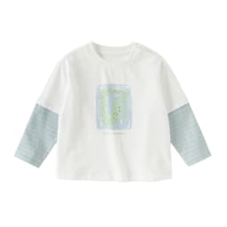 Dave Bella Children Pure Cotton T-shirt Spring Autumn Boys Clothes Baby Casual Bottoming Tops Fake Two-pieces Pullover DB1260138
