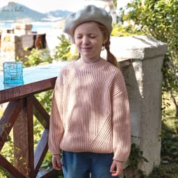 Dave Bella Children Autumn Winter Warm Pullover Sweater for Girls Knitted Sweater Outerwear Kids Clothes DK4254046