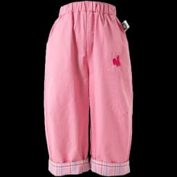 Amila Spring Children's Versatile Casual Pants With Elastic Waist, Grid Pattern And Flanging Design For Daily Comfort Wearing
