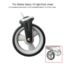 Stroller Wheels For Stokke Xplory V V3 V4 V5 V6 Dsland Pushchair Front Or Rear Wheel Baby Pram Replacement Accessories