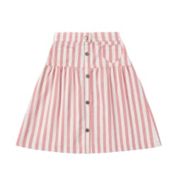 AP SS26 white denim collection children girls boys cotton jeans denim jumper skirts shirts family matching clothes