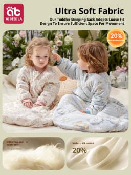 AIBEDILA Baby Sleep Sack Soft Cozy Infant Sleeping Bag Ultra Light Winter Kids Wearable Blanket For Boy/Girl 0-3Y Toddlers