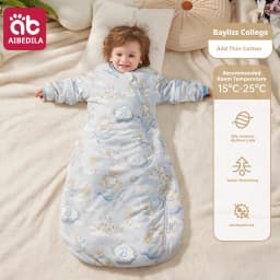 AIBEDILA Baby Sleep Sack Soft Cozy Infant Sleeping Bag Ultra Light Winter Kids Wearable Blanket For Boy/Girl 0-3Y Toddlers