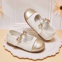 Dave Bella Children Leather Shoes Autumn Spring Girls Retro Princess Shoes Anti Slip Elegant Outerwear Party Kid Shoes DB1260722