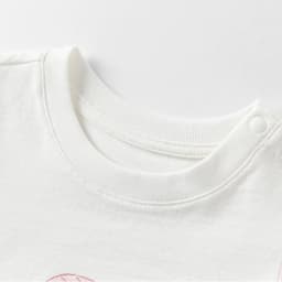Dave Bella Children's T-shirt Summer Girl's Sweet Rabbit Print Bottoming Shirt Casual Baby Cotton Top Gentle Party DB2251301