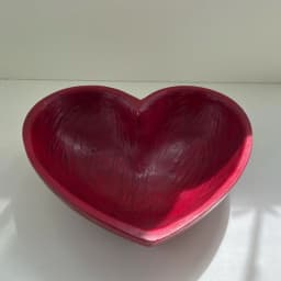 Newborn Photography Props Vintage Wooden Basin 35*35*13cm Heart Shape Box Full-moon Photo Posing Shooting Accessories Bed Basket