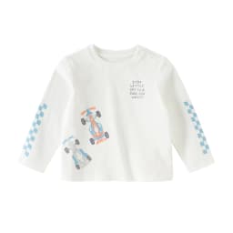 Dave Bella Children Cotton T-shirts Boys Clothing Spring Autumn Baby Long Sleeves Pullover Fashion Printed Casual Tops DB1260151