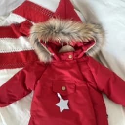 Winter Kids Jacket Children's Outerwear Coats with Big Fur Collar Boys Girls Coats Jacket Thicken Plush Warm Cotton Jacket
