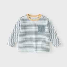 Dave Bella Children T-shirts Spring Summer Boys' Pure Cotton Pullover Long Sleeves Casual Bottoming Tops Kids Clothing DB1260028