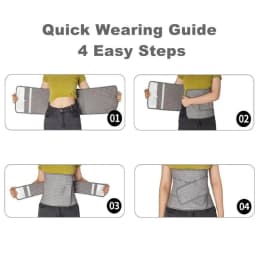 Sunveno Postpartum Belly Band Girdle for Postnatal Adjustable Belly Wrap C-section Recovery Binder Abdominal Support