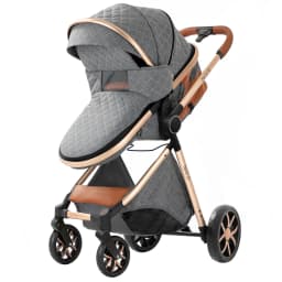 3 in 1 Stroller Light Weight Luxury Portable Baby Carriage High Landscape Four Wheel Stroller Baby Pram Parent's Careful Choice City Fashionable Cart