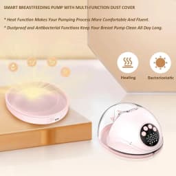 Upgrade Breast Pump Electric Handsfree BPA Free With Heating &UV Sterilize Lid Optional Silent Wireless Wearable Breastmilk Pump