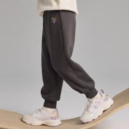 Dave Bella Children Autumn Winter Velvet Pants Girls Thicken Cargo Elastic Waist Casual Sports Jogger Warn Trousers DK4254191