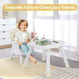 6 in 1 Baby High Chair Convertible Baby Feeding Chair Dining Room Booster Seat Table and Chair Set Black