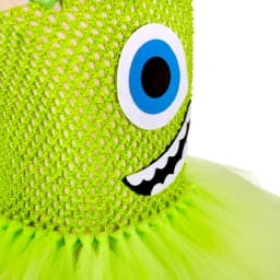 Cute Monster Theme Dress for Girls, Halloween & Children's Day Stage Exquisite Clothing, Kids' Birthday Party Performance Outfit