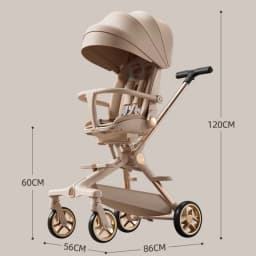 New High-view Lightweight Baby Stroller Adjustable Handlebars Multi-function Baby Stroller Four-wheel Travel Baby Stroller