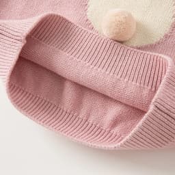 Dave Bella Pink Rabbit Sweater Girl's Autumn Winter Fashion Loose Brand Sweater Children Kid Pullover Top DB4223925