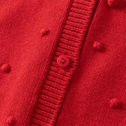 Dave Bella Children's Sweater Cardigan Tops Sweet Cute Autumn Red Knitted Long Sleeve Coat for Girls Baby Outdoor DB3253536