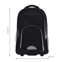 NEW 45L Trolley Backpack, Ideal Hand Luggage Backpack W/Wheels, Combined Multiple Functions, Suitable for Business Trips, School