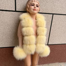 HUAQIUMEISI Children's Fox Fur Cardigan Autumn Winter Fashion Kids Raccoon Fur Cardigan and Women Real Fox Fur Cardigan