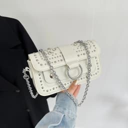 Elegant design women's chain strap crossbody bag outdoor leisure travel handbag, inspired by Parisian fashion