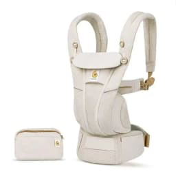 Ergobaby All Carry Positions Breathable mesh baby carrier, enhancing lumbar support and airflow (7-45 pounds)