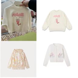 Mother & Kids Sweathsirts 26 AW Fall Girls Sweaters Long Sleeve Hooded Jacket Knitted Cardigan Outfit Children's Clothing Sets